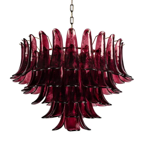 Люстра подвесная Лилу / Lilou 10600/800 Burgundy LOFT IT бордовая на 18 ламп, основание бронзовое в стиле фото 5 Люстра подвесная Лилу / Lilou 10600/800 Burgundy LOFT IT бордовая на 18 ламп, основание бронзовое в стиле фото 5
