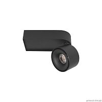 Светильник накладной LED Knof 10324/A Black LOFT IT чёрный 1 лампа, основание чёрное в стиле современный хай-тек прямоугольный