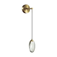 Бра Pura 7159/3WL Odeon Light прозрачный на 1 лампу, основание бронзовое в стиле хай-тек выдувное Бра Pura 7159/3WL Odeon Light прозрачный на 1 лампу, основание бронзовое в стиле хай-тек выдувное