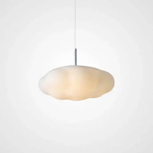 Люстра подвесная ODDLY D D30 219507-23 ImperiumLoft белая на 1 лампа, основание белое в стиле современный скандинавский минимализм 