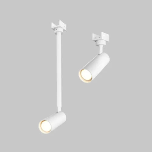 Трековый светильник LED уличный Focus Led O-TR01-2-P-8WW3K Maytoni белый для шинопроводов серии Focus Led белый фото 7