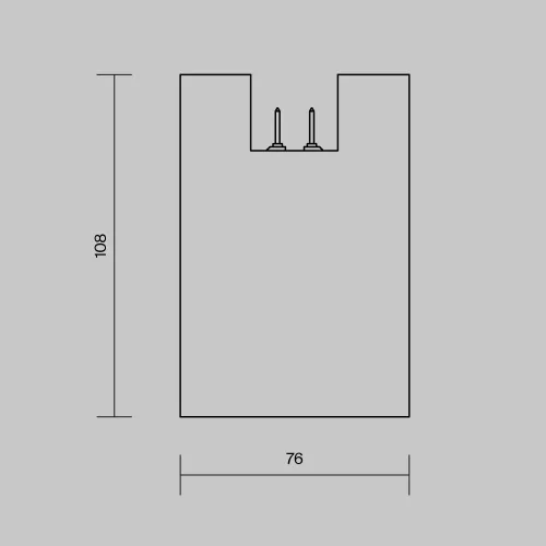 Трековый светильник LED уличный Alfa O-TR01-2-S-16WW3K Maytoni белый для шинопроводов серии Alfa белый фото 8