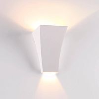 Бра GIPS 3882/1W Odeon Light белый 1 лампа, основание белое в стиле современный 