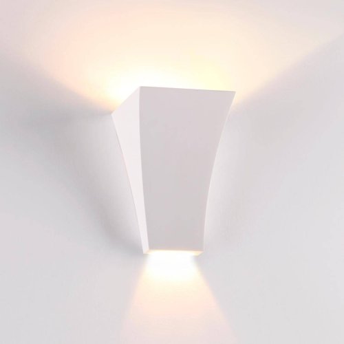 Бра GIPS 3882/1W Odeon Light белый на 1 лампа, основание белое в стиле современный 