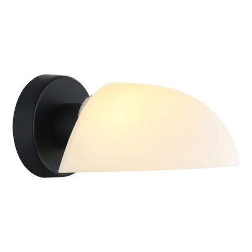 Бра Carter LSP-8862 Lussole белый на 1 лампа, основание чёрное в стиле современный лофт винтаж 