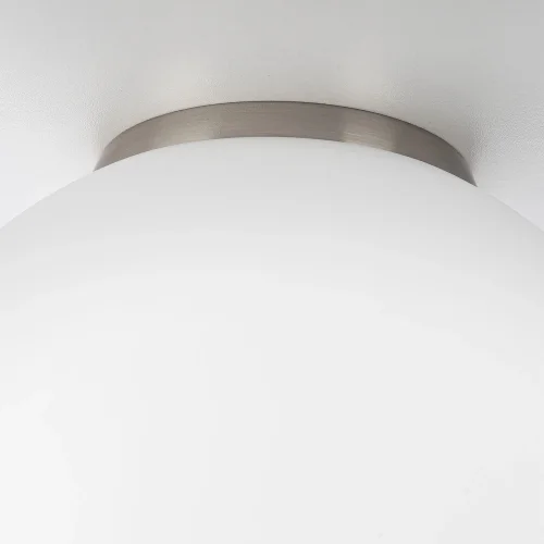 Светильник потолочный Ron CL941D20B1 Citilux белый на 1 лампу, основание хром в стиле современный шар фото 5 Светильник потолочный Ron CL941D20B1 Citilux белый на 1 лампу, основание хром в стиле современный шар фото 5