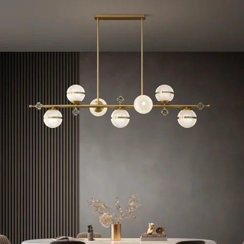 Светильник подвесной LUARA LONG L122 220415-23 ImperiumLoft прозрачный на 7 ламп, основание латунь в стиле современный фото 10 Светильник подвесной LUARA LONG L122 220415-23 ImperiumLoft прозрачный на 7 ламп, основание латунь в стиле современный фото 10