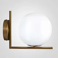 Бра Michael 73679-22 ImperiumLoft белый 1 лампа, основание латунь в стиле минимализм лофт 