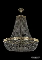 Люстра потолочная хрустальная 19283/H2/60IV G Bohemia Ivele Crystal прозрачная на 8 ламп, основание золотое в стиле классический sp