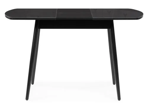 Стеклянный стол Калверт черный 551085 Woodville столешница чёрная из стекло лдсп фото 3