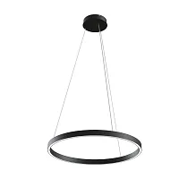 Светильник подвесной LED Rim MOD058PL-L32B4K Maytoni чёрный 1 лампа, основание чёрное в стиле хай-тек кольца