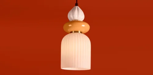 Светильник подвесной Alzare FR5595PL-01B3 Freya разноцветный белый на 1 лампу, основание чёрное в стиле современный мемфис фото 8 Светильник подвесной Alzare FR5595PL-01B3 Freya разноцветный белый на 1 лампу, основание чёрное в стиле современный мемфис фото 8