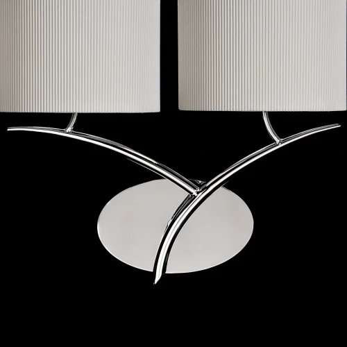 Бра  EVE CROMO - P. CREMA 1135 Mantra белый на 2 лампы, основание хром в стиле современный  фото 6