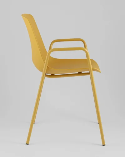Стул Kaira, пластик горчичный УТ000039946 Stool Group, горчичный/пластик, ножки/пластик/горчичный, размеры - *815**** фото 3