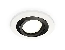 Светильник точечный Techno Spot XC XC7621081 Ambrella light чёрный белый 1 лампа, основание белое в стиле современный хай-тек круглый