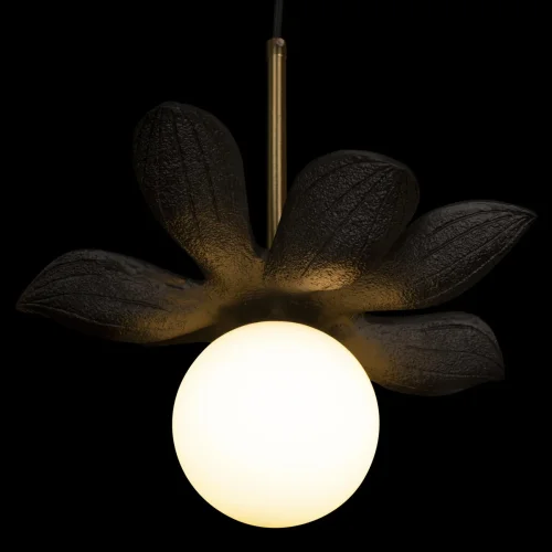 Светильник подвесной Monro 10213/B Black LOFT IT белый 1 лампа, основание золотое в стиле современный  фото 4
