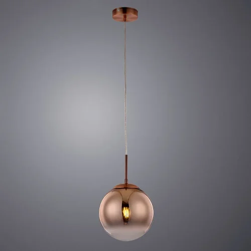 Светильник подвесной Jupiter Copper A7961SP-1RB Arte Lamp бронзовый медь 1 лампа, основание медь бронзовое в стиле современный шар фото 2