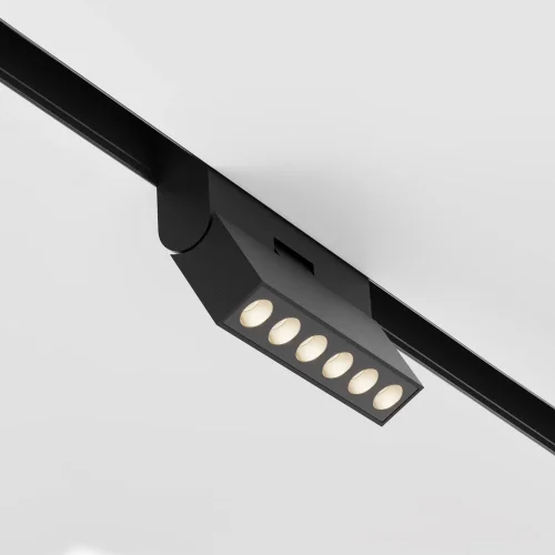 Трековый светильник LED Magnetic track system TR033-2-6W4K-B Maytoni чёрный для шинопроводов серии Magnetic track system Exility чёрный