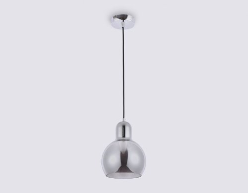 Светильник подвесной TR3516 Ambrella light серый 1 лампа, основание хром в стиле современный  фото 3