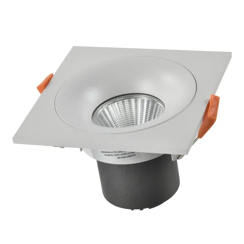 Светильник точечный LED ST259.538.10 ST-Luce белый на 1 лампу, основание белое в стиле современный квадратный
