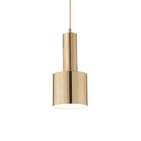 Светильник подвесной HOLLY SP1 OTTONE SATINATO Ideal Lux латунь 1 лампа, основание латунь в стиле современный 
