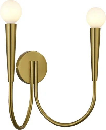 Бра Dutchess SL1243.301.02 ST-Luce без плафона на 2 лампы, основание латунь в стиле американский современный фото 2