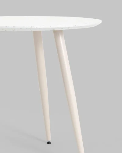 Стол обеденный Nymphaea, D90, терраццо УТ000039029 Stool Group столешница белая из мдф фото 4
