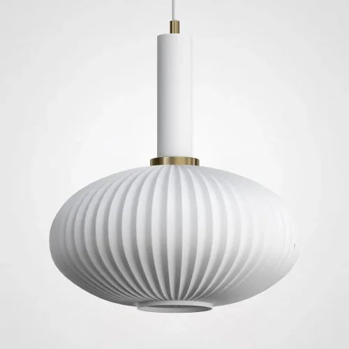 Светильник подвесной Ferm Living chinese lantern С White / White 189631-26 ImperiumLoft белый на 1 лампу, основание белое в стиле современный лофт 