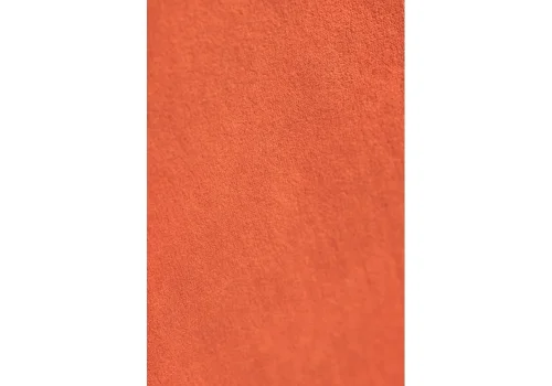 Стул на металлокаркасе Алдис катания флам / черный матовый 507435 Woodville, оранжевый/велюр, ножки/металл/чёрный, размеры - ****500*570 фото 6