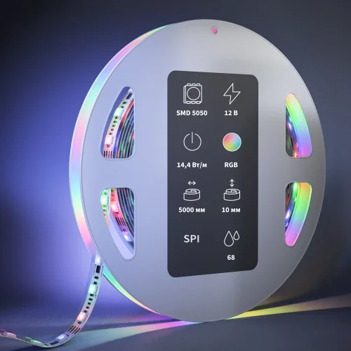 Светодиодная лента 12В 5050 14,4Вт/м RGB 5м IP 68 201245 Maytoni цвет LED K, световой поток Lm фото 2