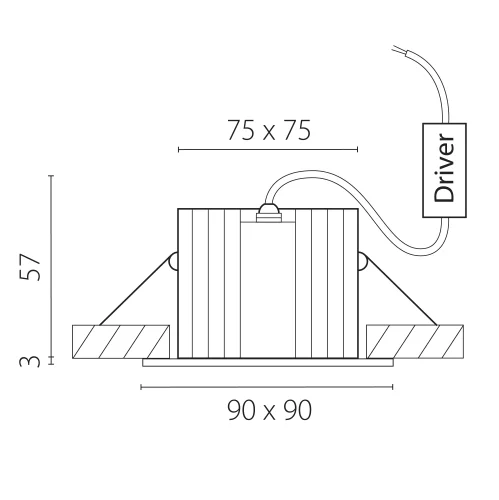 Светильник точечный LED Ciclone 385247 Lightstar чёрный на 1 лампу, основание чёрное белое в стиле современный квадратный фото 2 Светильник точечный LED Ciclone 385247 Lightstar чёрный на 1 лампу, основание чёрное белое в стиле современный квадратный фото 2