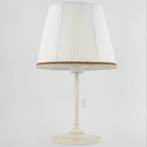 Настольная лампа Линц CL402720 Citilux белая 1 лампа, основание патина белое металл в стиле классический прованс  фото 3