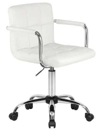 Офисное кресло набор 2 шт. SET-2 9400-LM TERRY, цвет белый Dobrin, /экокожа, ножки/металл/хром, размеры - 810*950***580*580 фото 3 Офисное кресло набор 2 шт. SET-2 9400-LM TERRY, цвет белый Dobrin, /экокожа, ножки/металл/хром, размеры - 810*950***580*580 фото 3