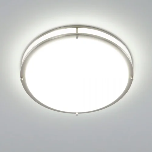 Светильник потолочный LED Бостон CL709501N Citilux белый 1 лампа, основание матовое хром в стиле современный  фото 4
