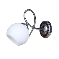 Бра Casoria OML-25101-01 Omnilux белый 1 лампа, основание хром в стиле современный 