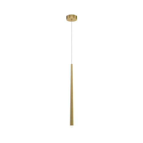 Светильник подвесной LED Cascade MOD132PL-L6BSK Maytoni латунь 1 лампа, основание латунь в стиле минимализм современный трубочки фото 2