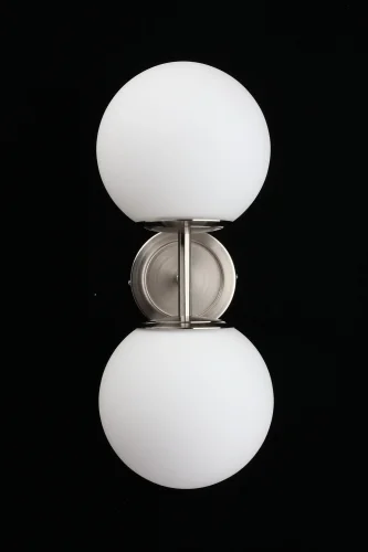 Бра Kristian APL.759.01.02 Aployt белый на 2 лампы, основание хром в стиле современный  фото 3