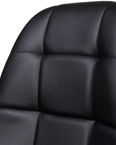 Офисное кресло набор 2 шт. SET-2 9800-LM MONTY, цвет чёрный Dobrin, /экокожа, ножки/металл/хром, размеры - 820*930***620*620 фото 9