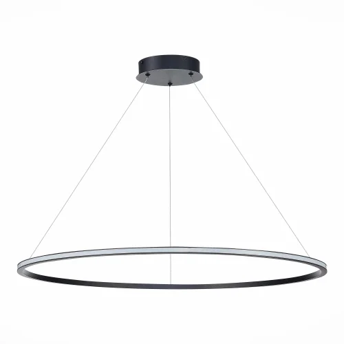 Светильник подвесной LED St604 Out ST604.443.57 ST-Luce чёрный 1 лампа, основание чёрное в стиле хай-тек кольца фото 2