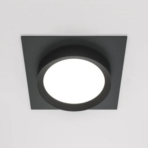 Светильник точечный Hoop DL086-GX53-SQ-B Maytoni чёрный 1 лампа, основание чёрное в стиле современный  фото 5