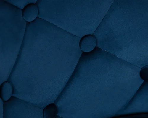 Набор 2 шт Стул барный DOBRIN JOSEPH BLACK (синий велюр (MJ9-117)) цвет сиденья синий велюр (MJ9-117), цвет основания черный Dobrin, синий/экокожа, ножки/металл/, размеры - 890*1100**** фото 9