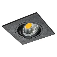 Светильник точечный Banale PVC 012037 Lightstar чёрный 1 лампа, основание чёрное в стиле 10086 хай-тек 
