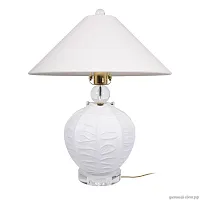 Настольная лампа Blanca 10265T/S LOFT IT белая 1 лампа, основание белое керамика в стиле классический современный 