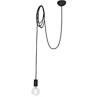 Светильник подвесной Spider Black 6792-NW Nowodvorski без плафона на 1 лампу, основание чёрное в стиле лофт 