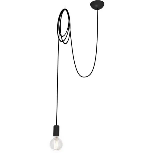Светильник подвесной Spider Black 6792-NW Nowodvorski без плафона на 1 лампу, основание чёрное в стиле лофт 