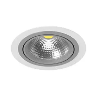 Светильник точечный Intero 111 i91609 Lightstar серый белый 1 лампа, основание белое серое в стиле хай-тек 