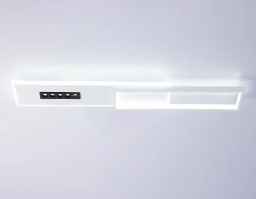 Светильник потолочный LED FL51453 Ambrella light белый 1 лампа, основание белое в стиле современный хай-тек  фото 3