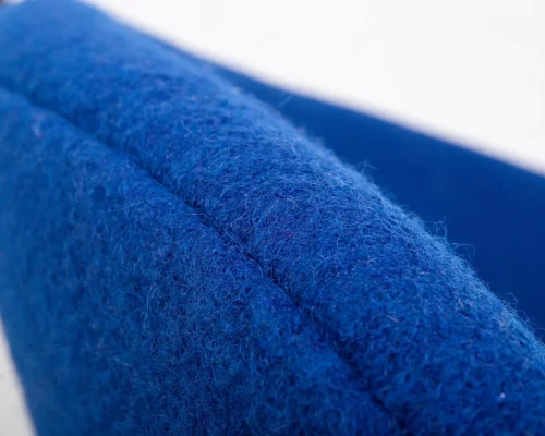 Кресло дизайнерское 72-LMO EMILY, цвет сиденья синий (AF6), цвет основания хромированная сталь Dobrin, синий/винил, ножки/металл/хром, размеры - ****810*780 фото 10