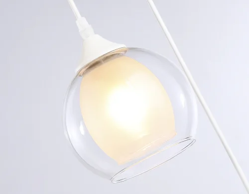 Светильник подвесной TR3540 Ambrella light белый 3 лампы, основание белое в стиле классический современный каскад фото 7