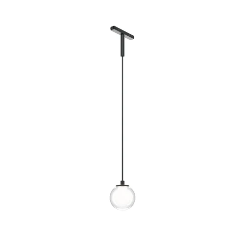 Трековый светильник LED Magnetic track system Basity TR181PL-1-4WTW-B Maytoni прозрачный для шинопроводов серии Magnetic track system Basity чёрный